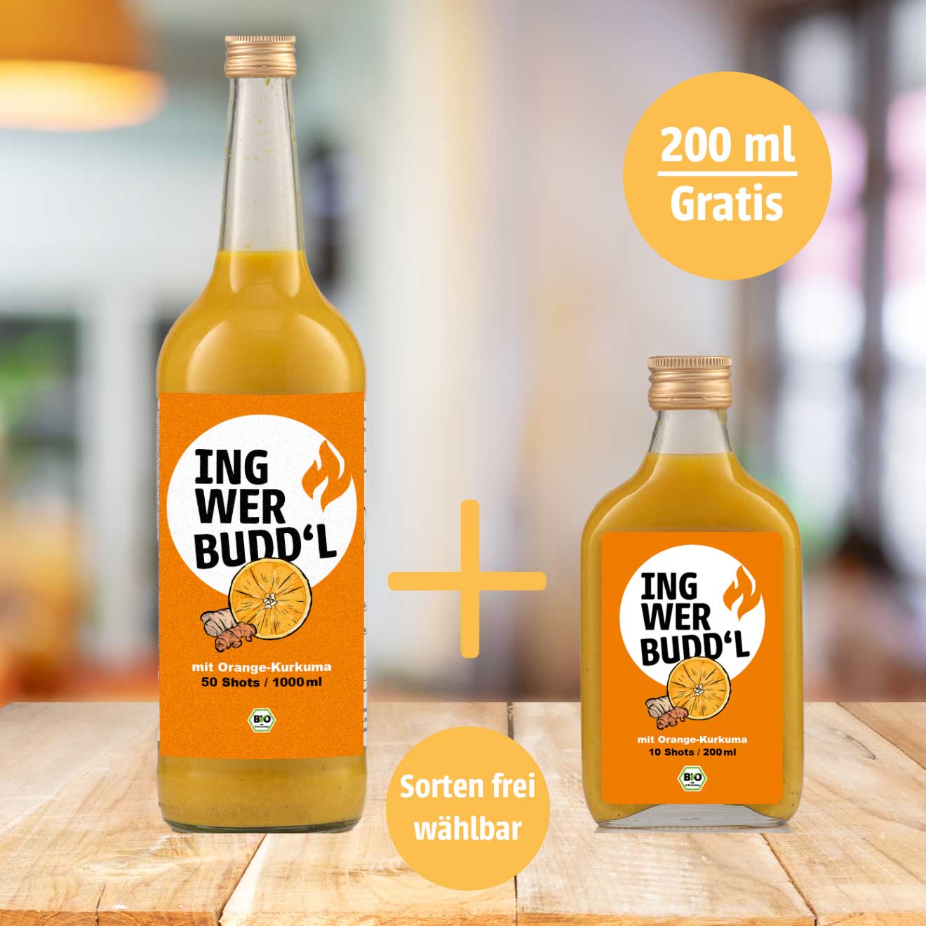 1 Liter kaufen + 200ml Gratis dazu