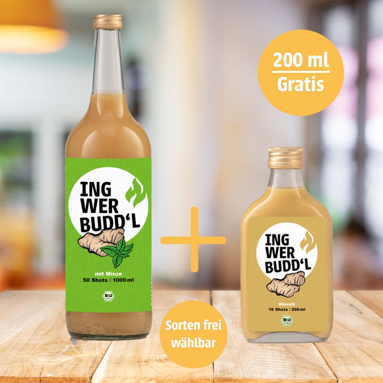 1 Liter kaufen + 200ml Gratis dazu