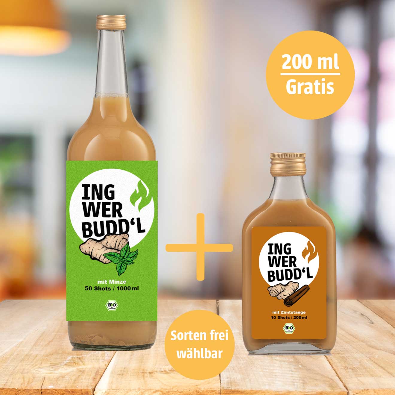 1 Liter kaufen + 200ml Gratis dazu
