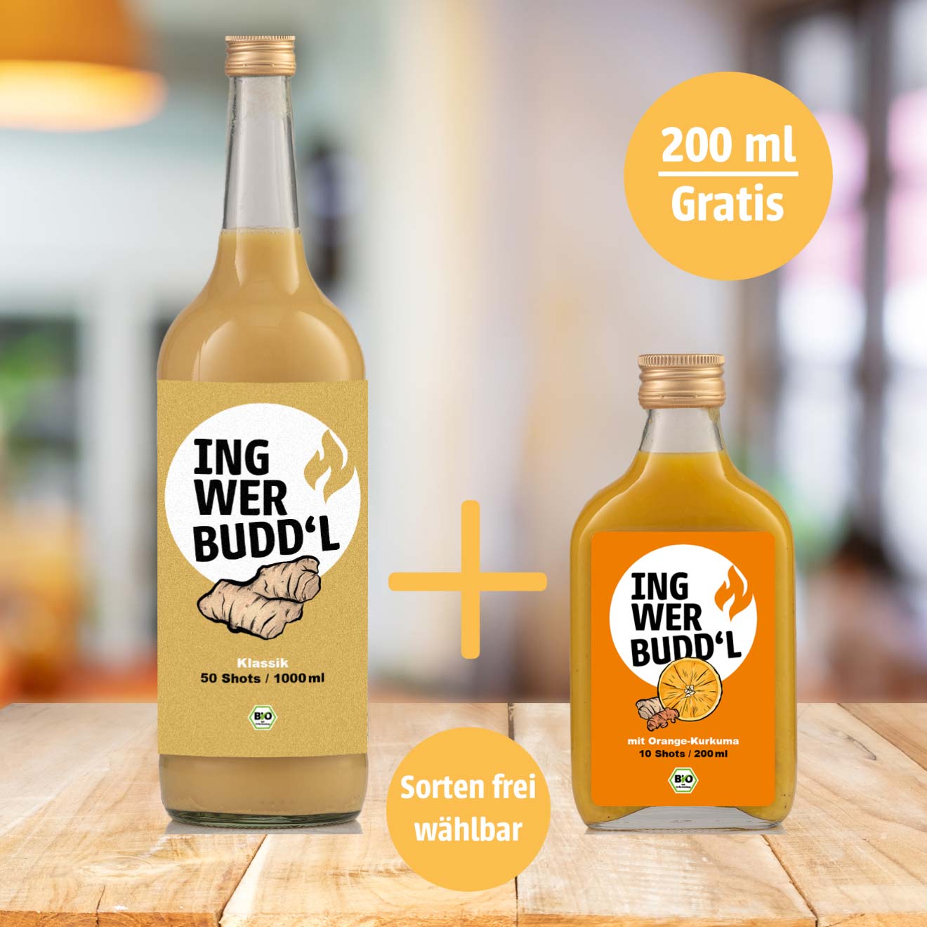 1 Liter kaufen + 200ml Gratis dazu