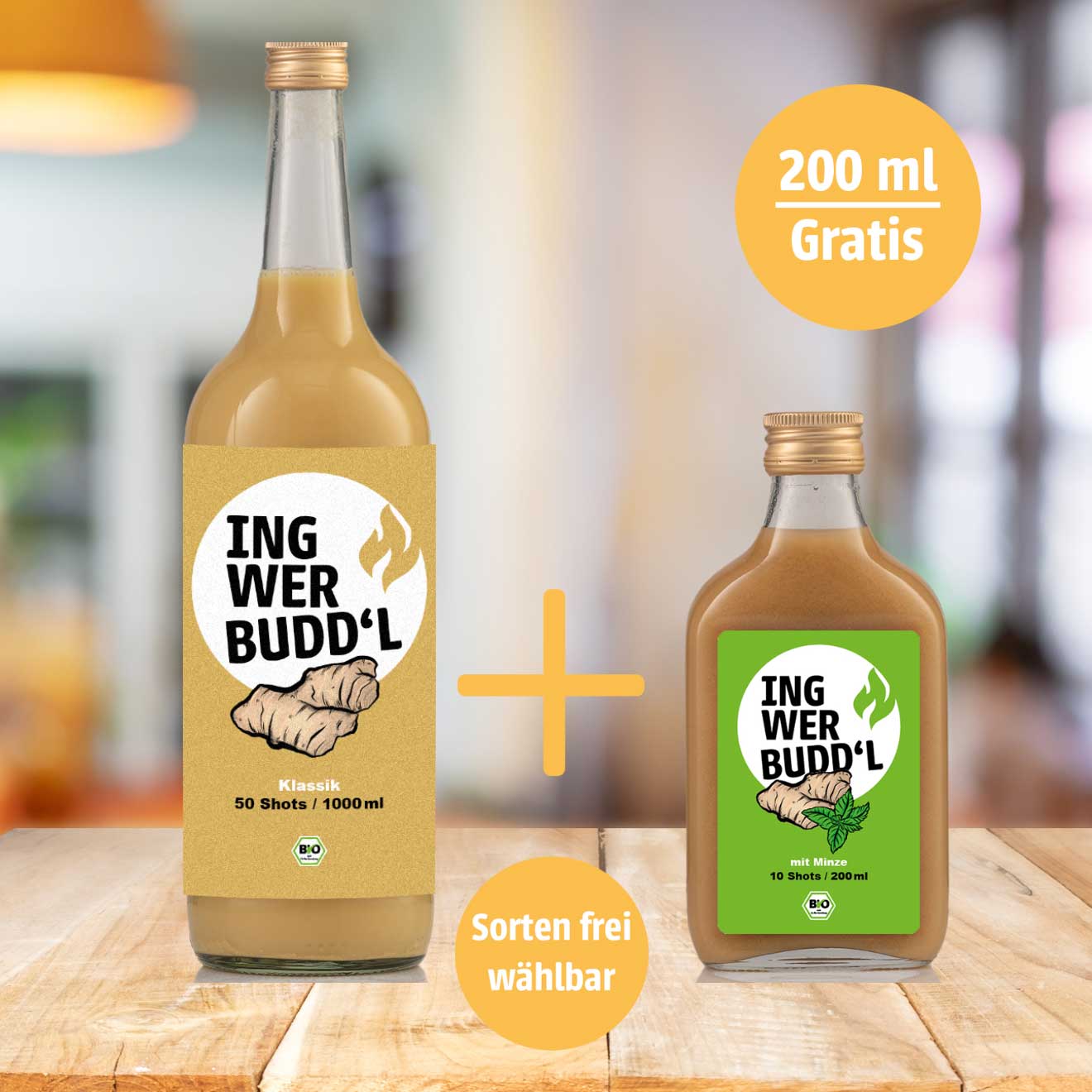 1 Liter kaufen + 200ml Gratis dazu