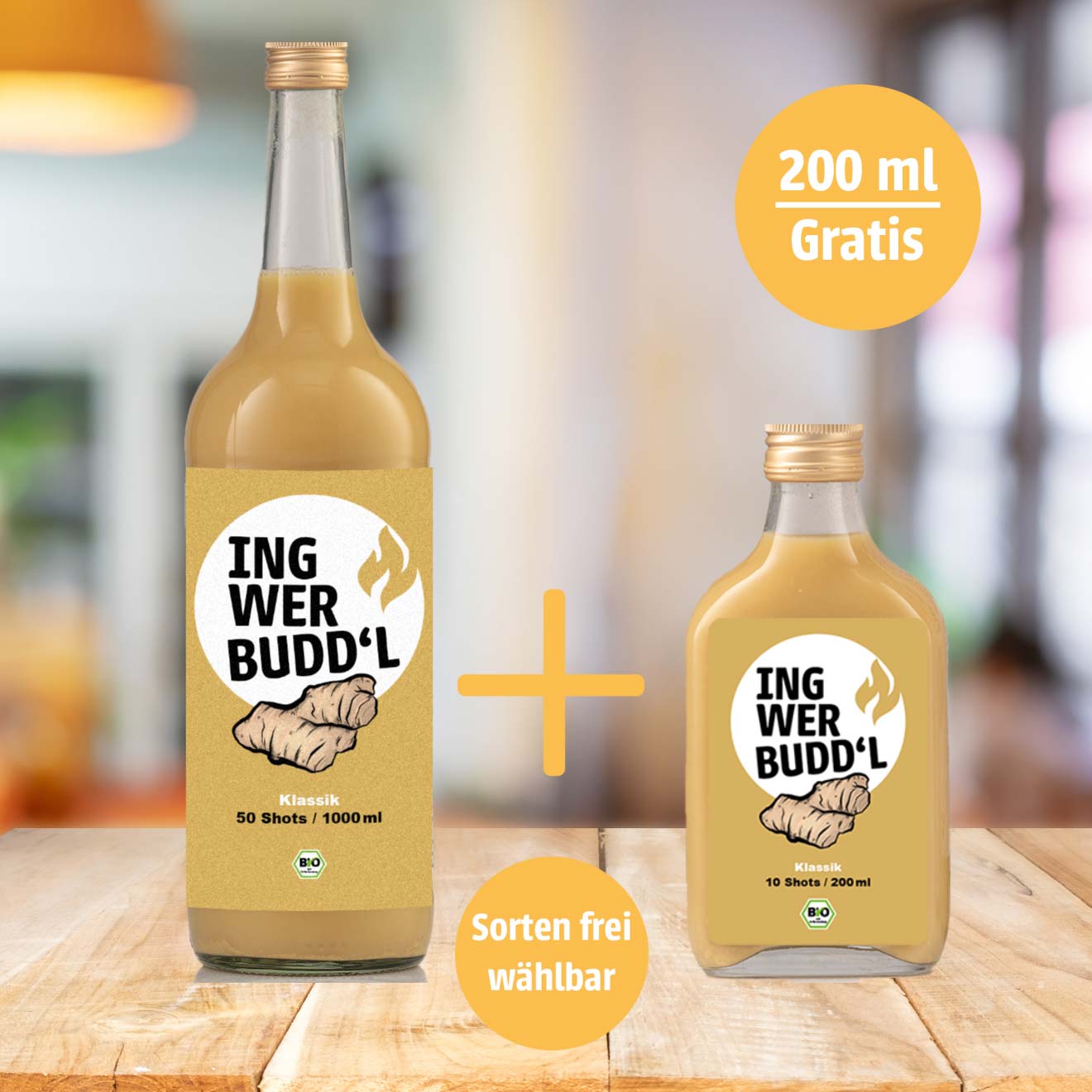 1 Liter kaufen + 200ml Gratis dazu
