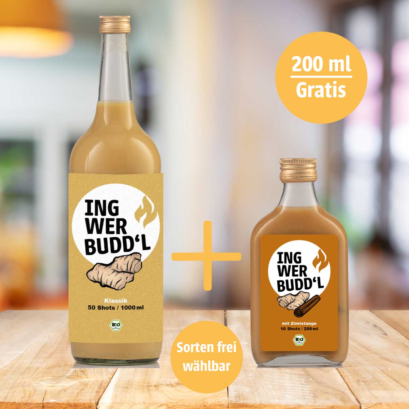 1 Liter kaufen + 200ml Gratis dazu