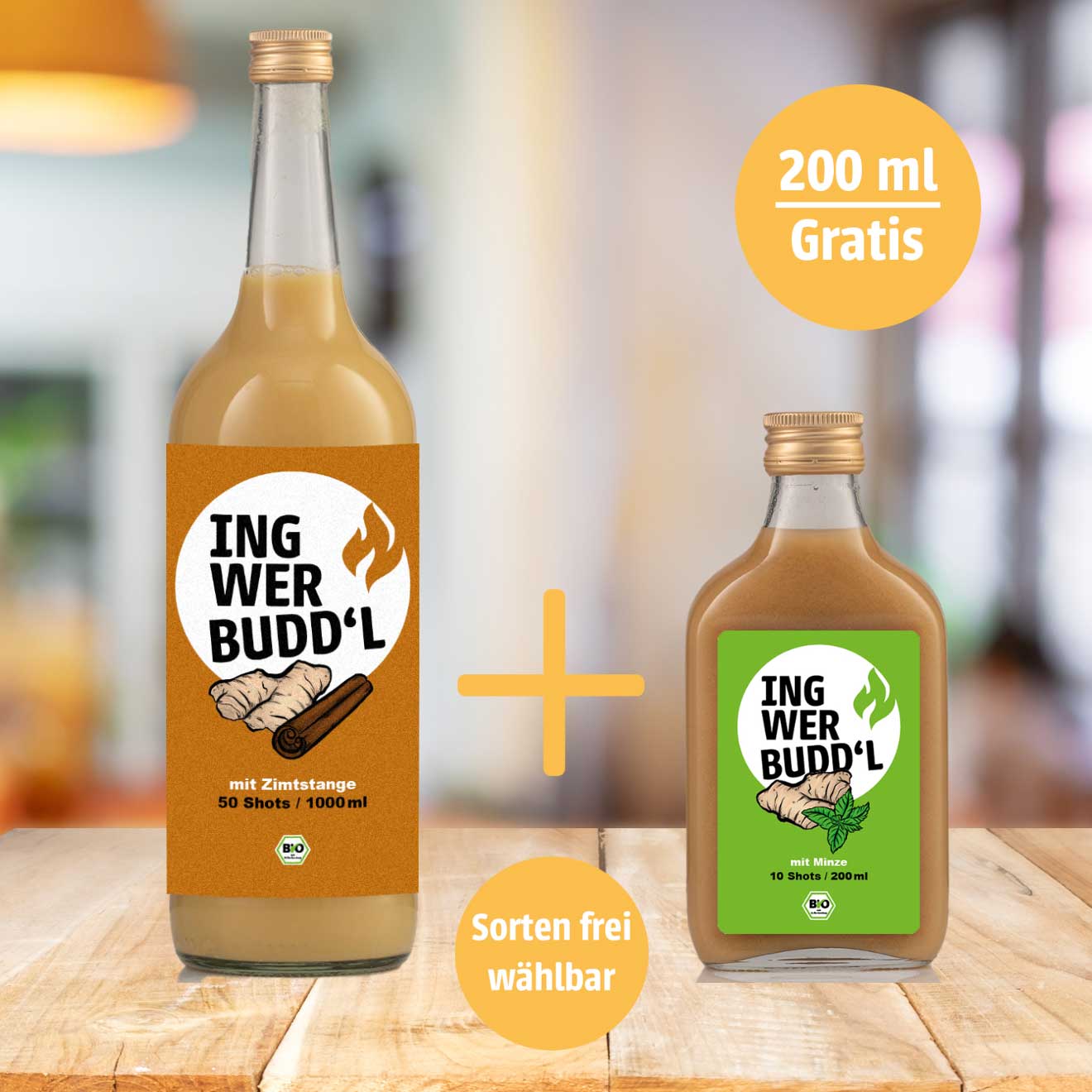 1 Liter kaufen + 200ml Gratis dazu