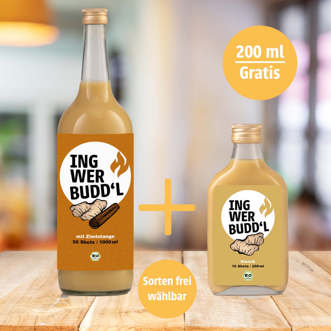 1 Liter kaufen + 200ml Gratis dazu