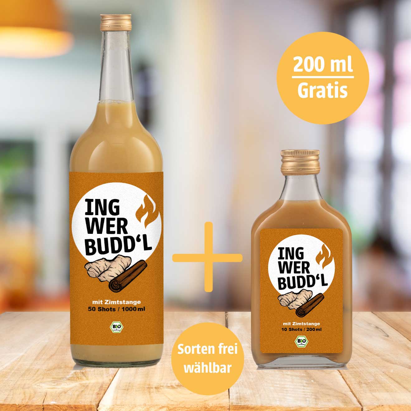 1 Liter kaufen + 200ml Gratis dazu