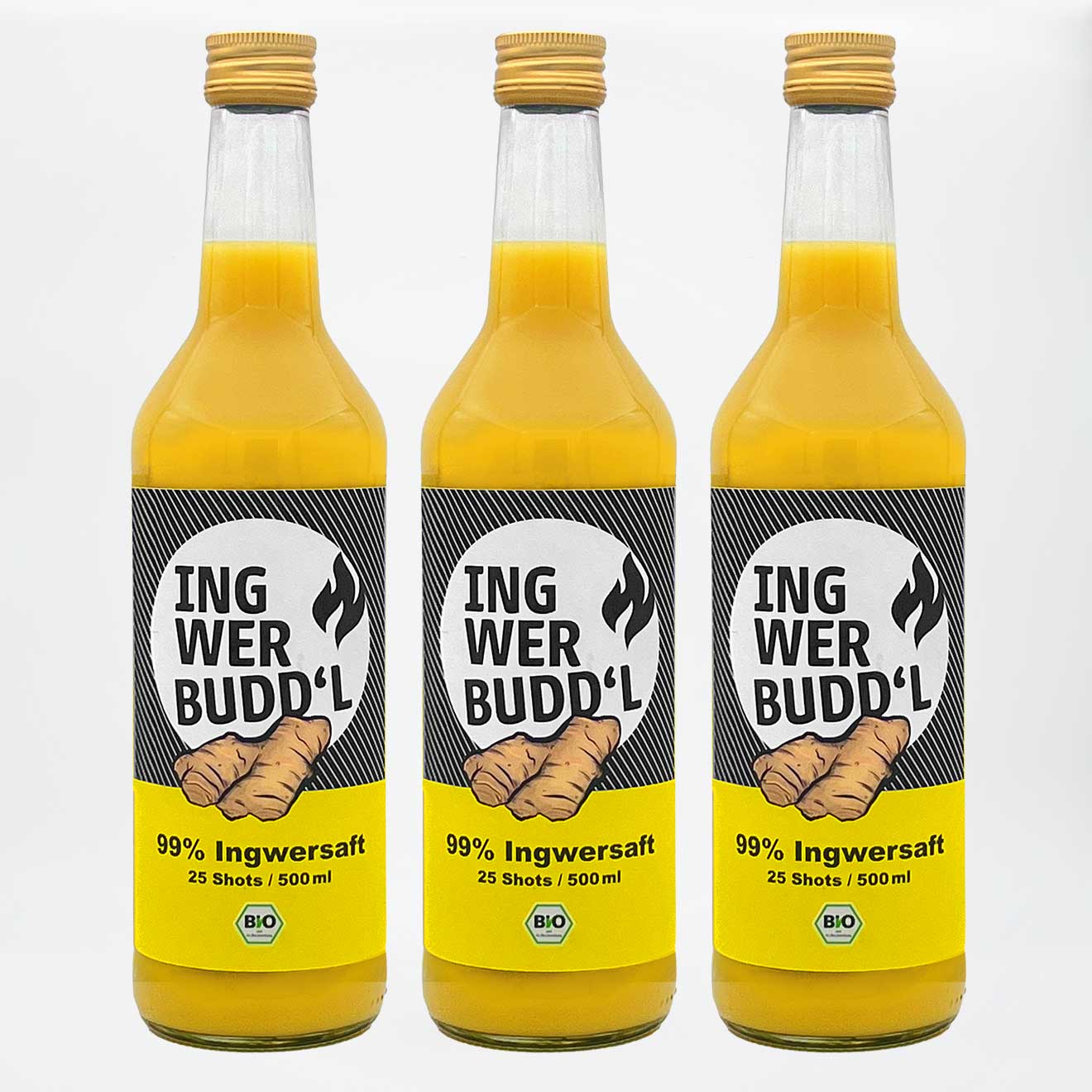 99 % Ingwersaft pur (Bio Direktsaft)