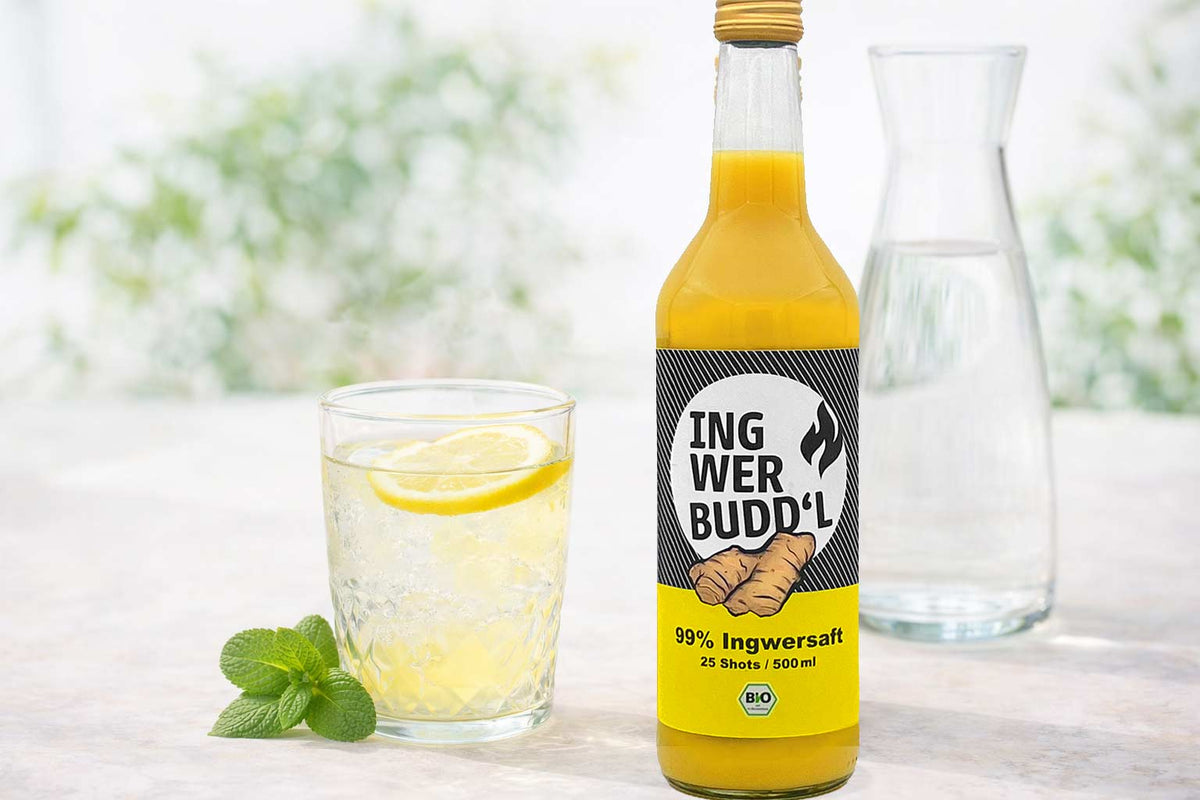 Ingwerwasser mit Zitrone – erfrischend & einfach selbst gemacht