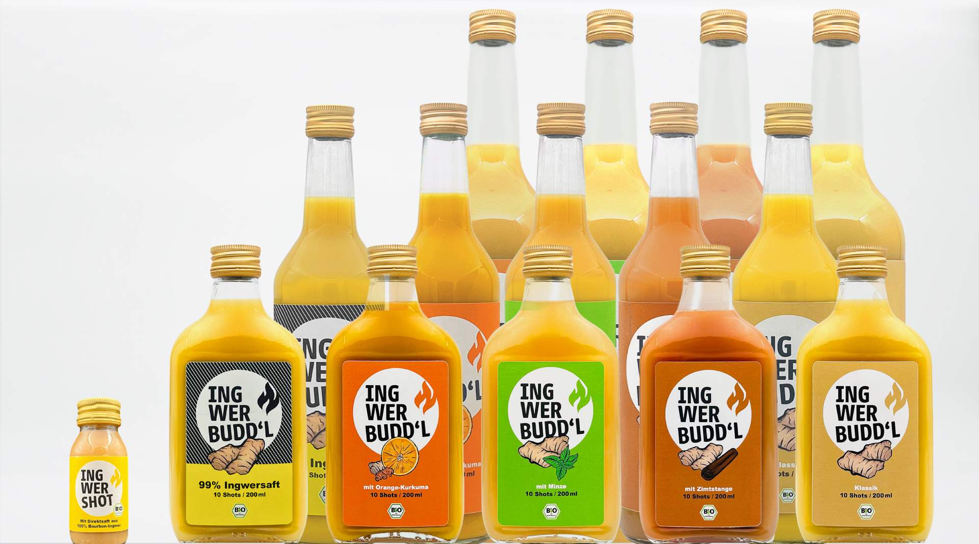 Ingwersaft und Ingwershots