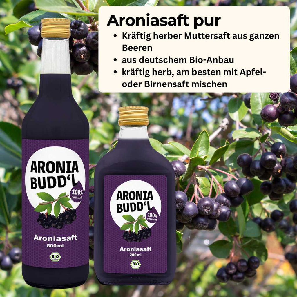 Aroniasaft pur bio