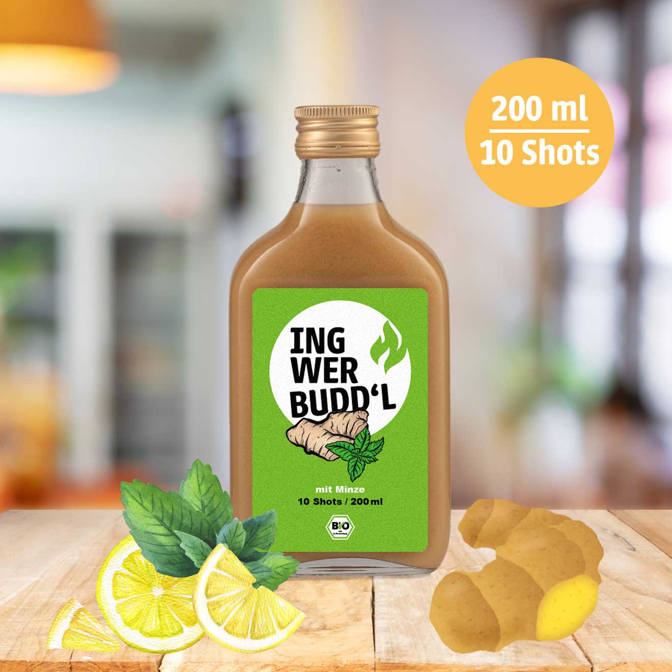 INGWER BUDD'L mit Minze