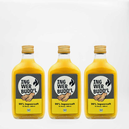 99 % Ingwersaft pur (Bio Direktsaft)