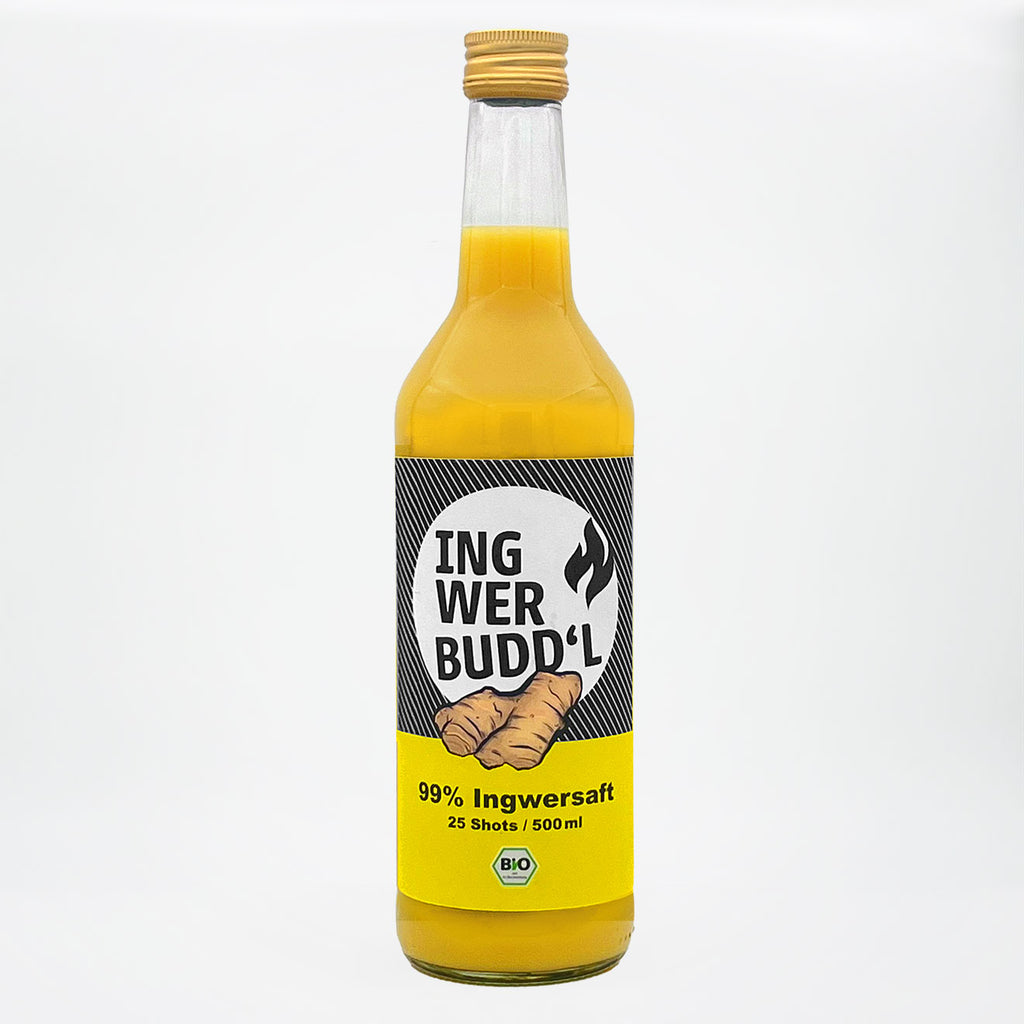 99 % Ingwersaft pur (Bio Direktsaft)