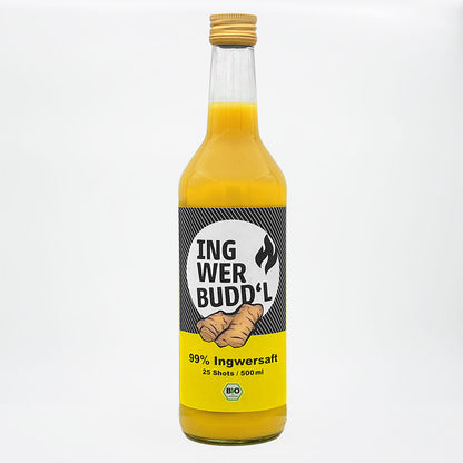 99 % Ingwersaft pur (Bio Direktsaft)