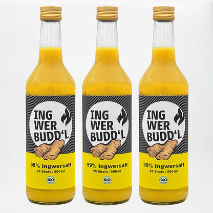 99 % Ingwersaft pur (Bio Direktsaft)