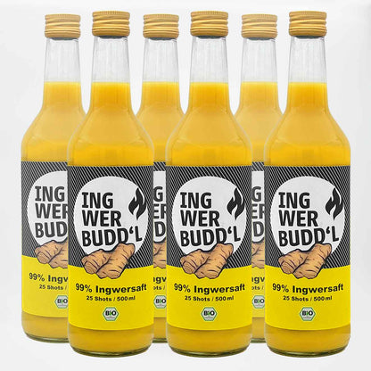 99 % Ingwersaft pur (Bio Direktsaft)