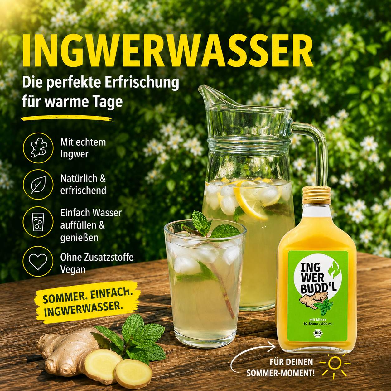 INGWER BUDD'L mit Minze