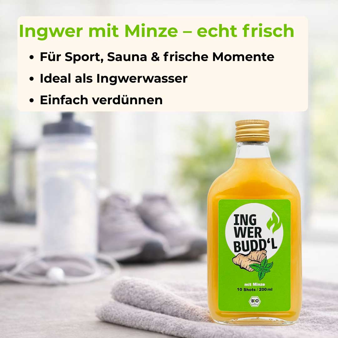 Ingwer Shot Minze