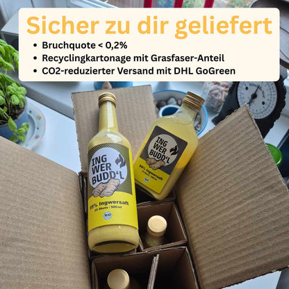 99 % Ingwersaft pur (Bio Direktsaft)