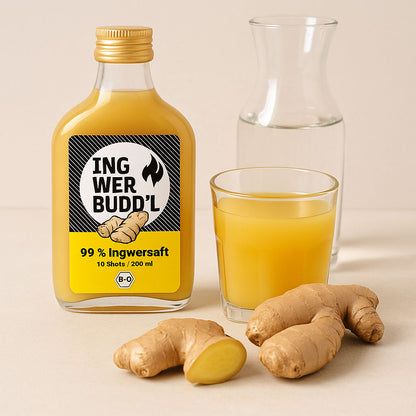 99 % Ingwersaft pur (Bio Direktsaft)