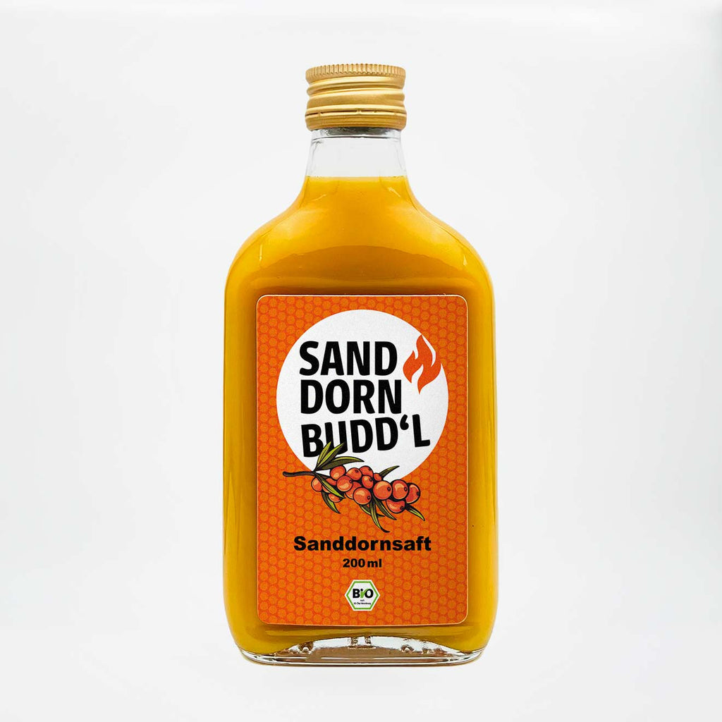 Sanddornsaft pur (Bio Direktsaft)