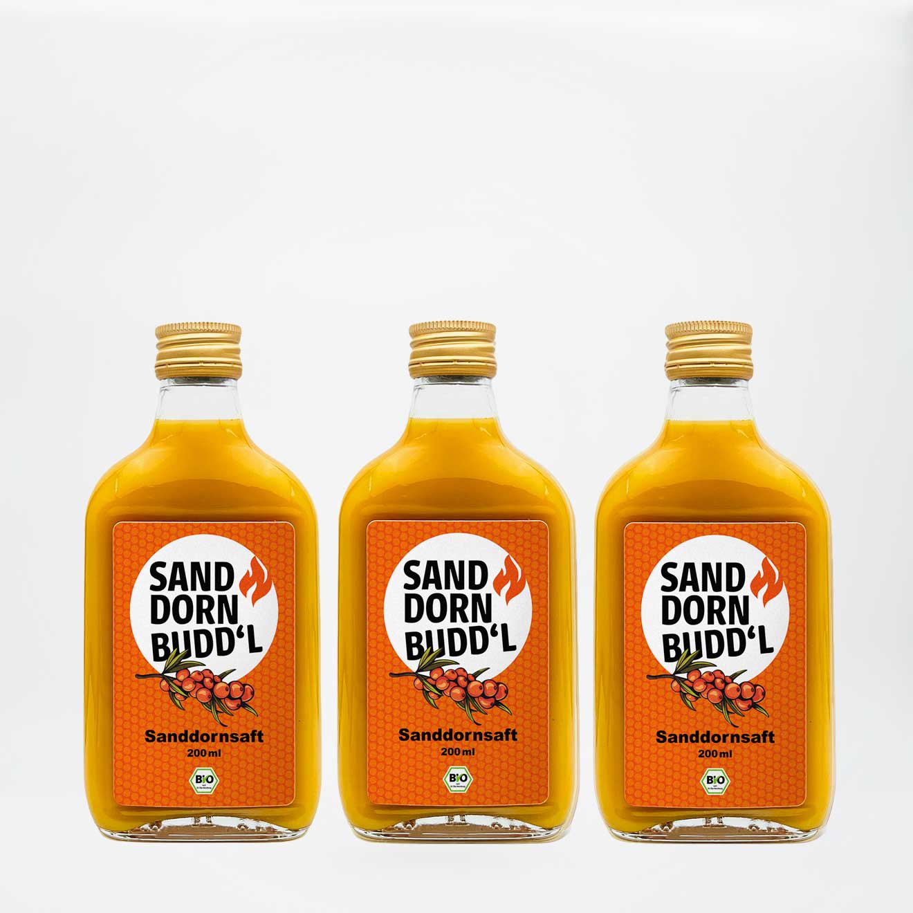 Sanddornsaft pur (Bio Direktsaft)