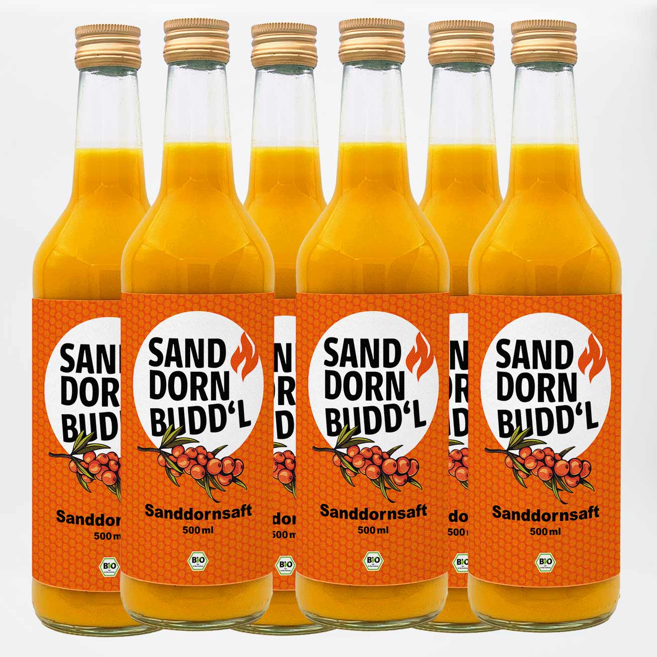 Sanddornsaft pur (Bio Direktsaft)