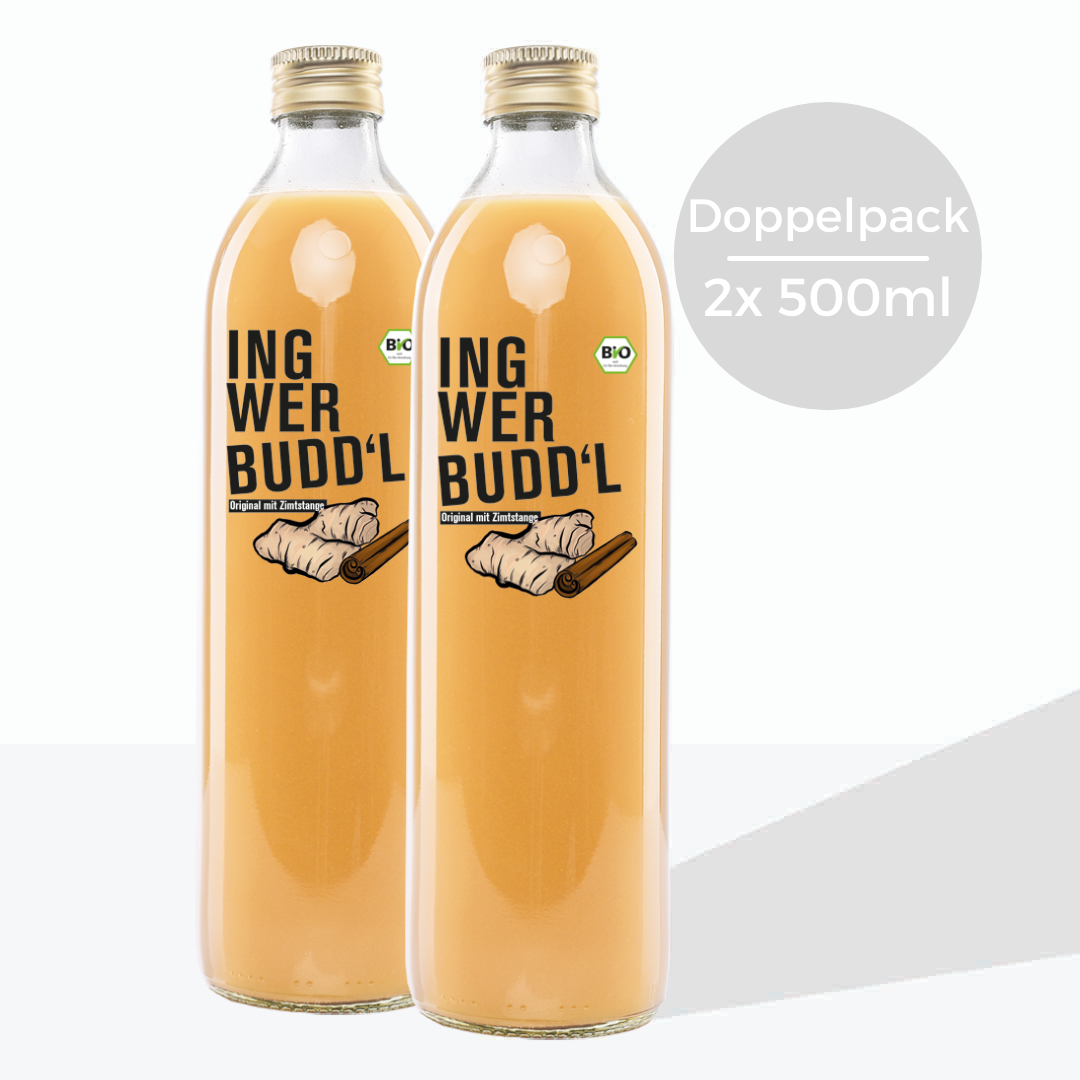 DOPPELPACK Ingwer mit Zimtstange, 2 x 500ml